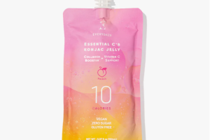 Thạch Dinh Dưỡng, Giảm Cân vị Đào - Everydaze Essential C’s Konjac Jelly 10 gói