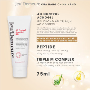 Gel dưỡng điều trị mụn AC Control 75ml - Jeu’Demeure