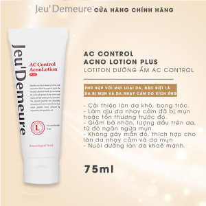 Lotion dưỡng ẩm trị mụn AC Control 75ml - Jeu’Demeure