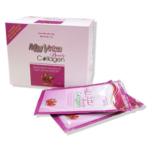 Collagen sủi Myvita Beauty chống lão hóa, đẹp da 40 gói