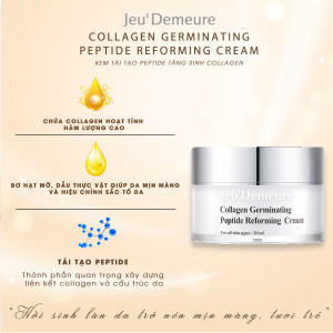 Kem tái tạo, tăng sinh collagen 50g - Germinating Peptide Reforming Cream - Jeu’Demeure