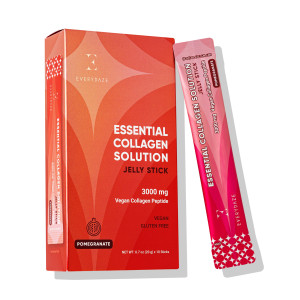 Thạch Collagen dạng thanh vị Lựu hộp 10 gói - ESSENTIAL COLLAGEN SOLUTION